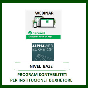 ALPHA WEB BUXHETOR, WEBINAR-NIVEL BAZE