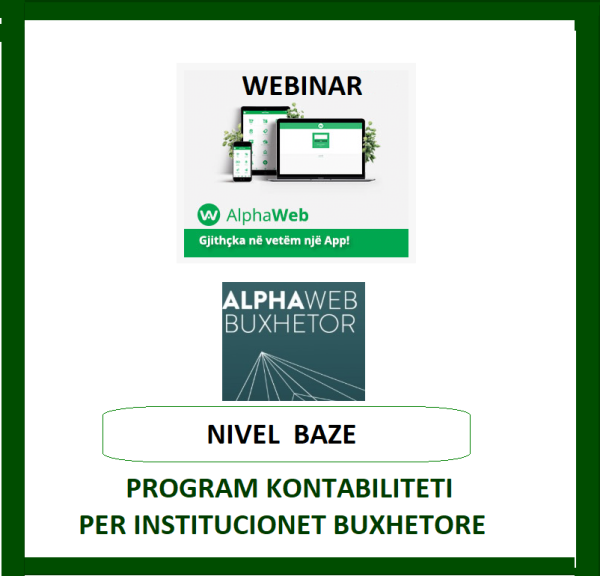 ALPHA WEB BUXHETOR, WEBINAR-NIVEL BAZE