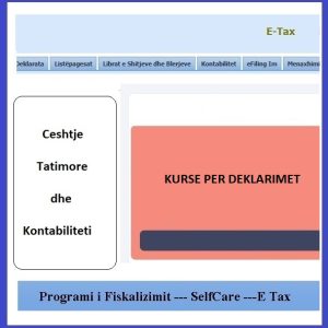 Deklarime, Tatime & Kontabilitet