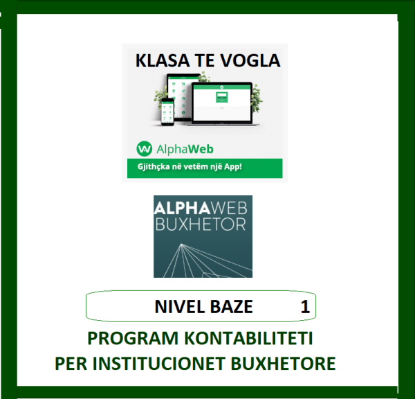 ALPHA WEB BUXHETOR, KLASE E VOGEL-NIVEL BAZE