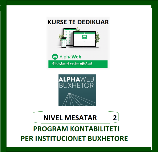 ALPHA WEB BUXHETOR, DEDIKUAR - NIVEL MESATAR