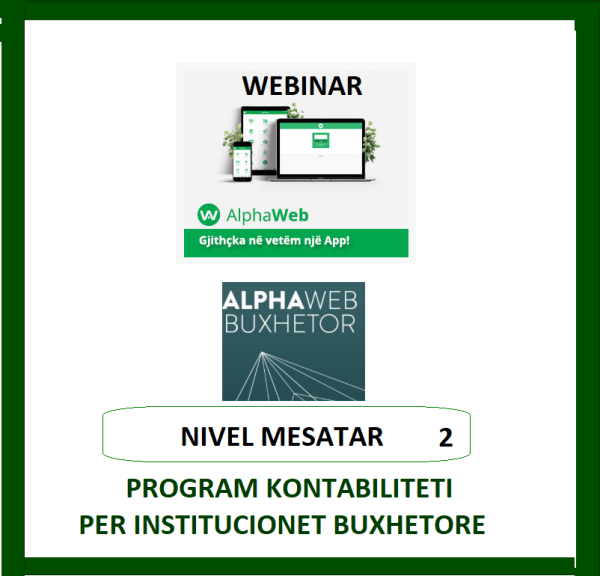 ALPHA WEB BUXHETOR, WEBINAR- NIVEL MESATAR