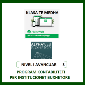 ALPHA WEB BUXHETOR, KLASE E MADHE-NIVEL I AVANCUAR