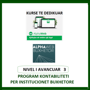 ALPHA WEB BUXHETOR, DEDIKUAR-NIVEL I AVANCUAR