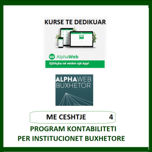 ALPHA WEB BUXHETOR, DEDIKUAR- ME ORE