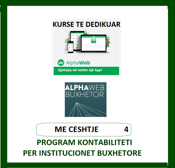 ALPHA WEB BUXHETOR, DEDIKUAR- ME ORE