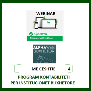 ALPHA WEB BUXHETOR, WEBINAR- ME ORE