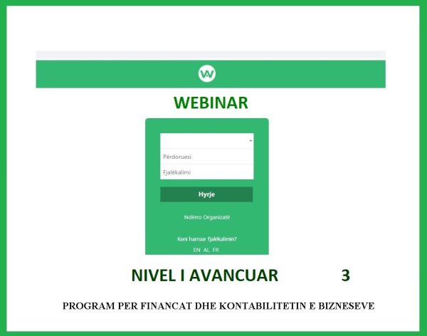ALPHA WEB BUSINESS, WEBINAR-NIVEL I AVANCUAR