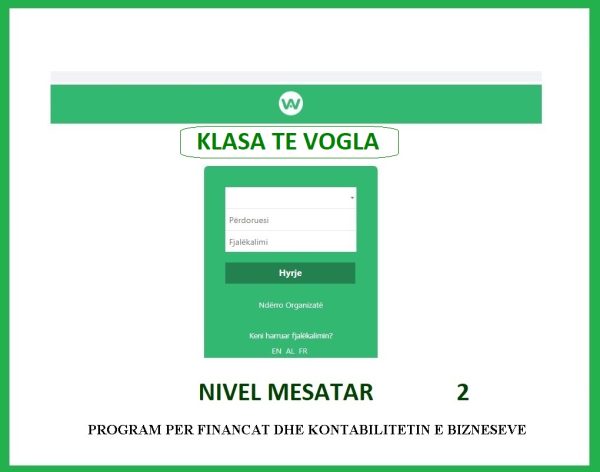 ALPHA WEB BUSINESS, KLASE E VOGEL - NIVEL MESATAR