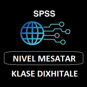 SPSS,Klase Dixhitale-Nivel Mesatar